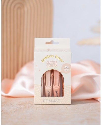 Framar Clips de Agarre Cocodrilo Golden Hour | Pinzas Seccionadoras de Lujo