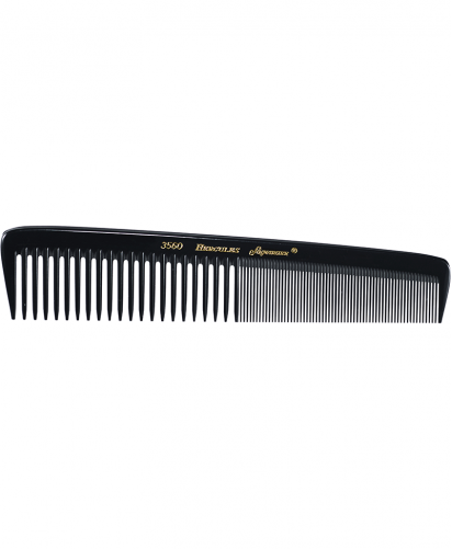 Peine Clásico Rígido Hércules  3560 · 7¼" | Para Cabello Grueso, Antiestático y Fuerte