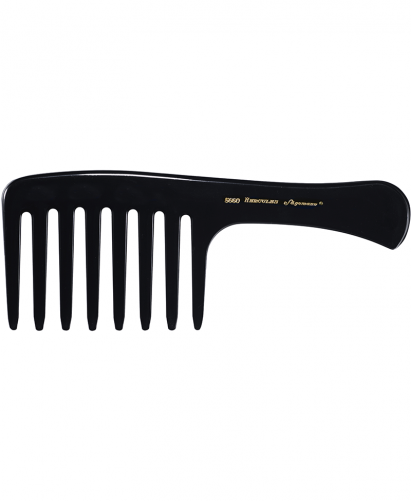 Peine para Cabello Largo y Rizado Hércules 5660 (9") | Dientes Anchos, Antiestático y Extra Largo