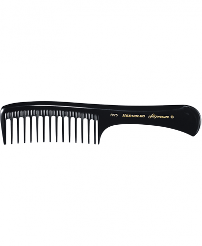 Peine con Mango Hércules 1975 (9") | Diente Ancho, Desenredado Cómodo y Antiestático