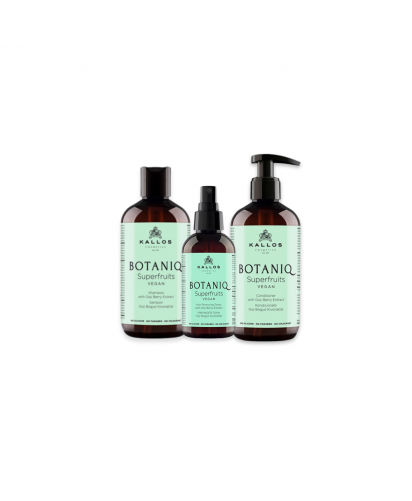 Kallos Botaniq Superfruit Kit - Shampoo, Acondicionador y Tónico