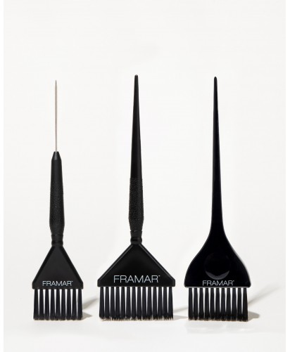 Family Pack Brush Set Black – 3 Pack