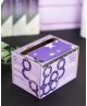 Papel aluminio textura mediana - Playful Purple Stars - Smooth Roll – 500 Metros.