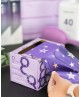 Papel aluminio textura mediana - Playful Purple Stars - Smooth Roll – 500 Metros.