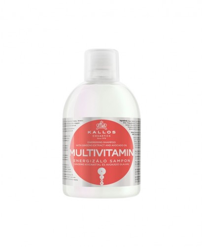Kallos Shampoo Multivitamin 1000ml | Nutrición Esencial y Revitalización Capilar