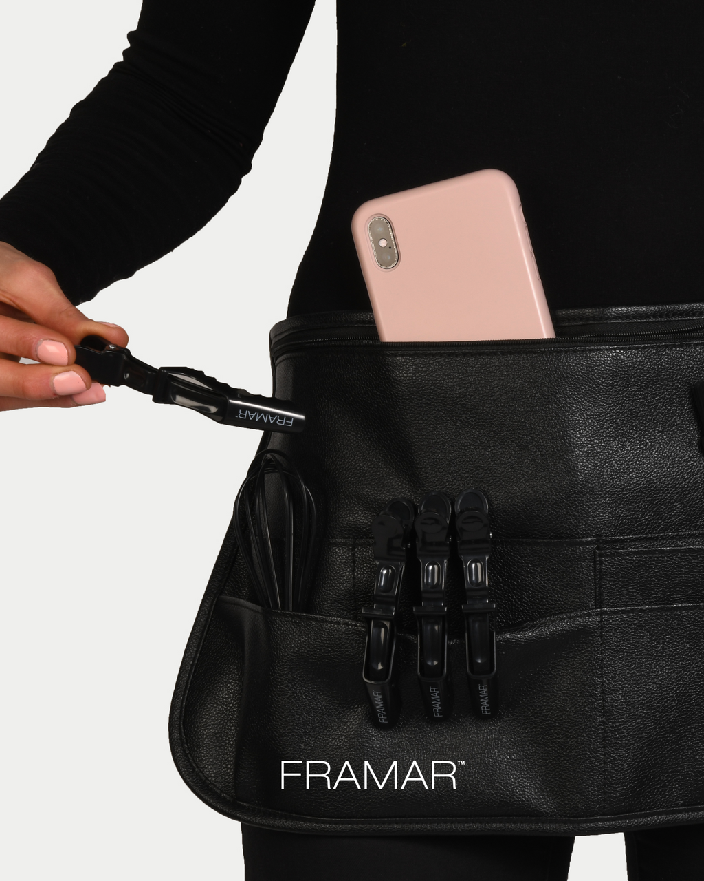 Framar Cinturón de Herramientas Hipster | Organizador Profesional Porta-Brochas - imagen 2