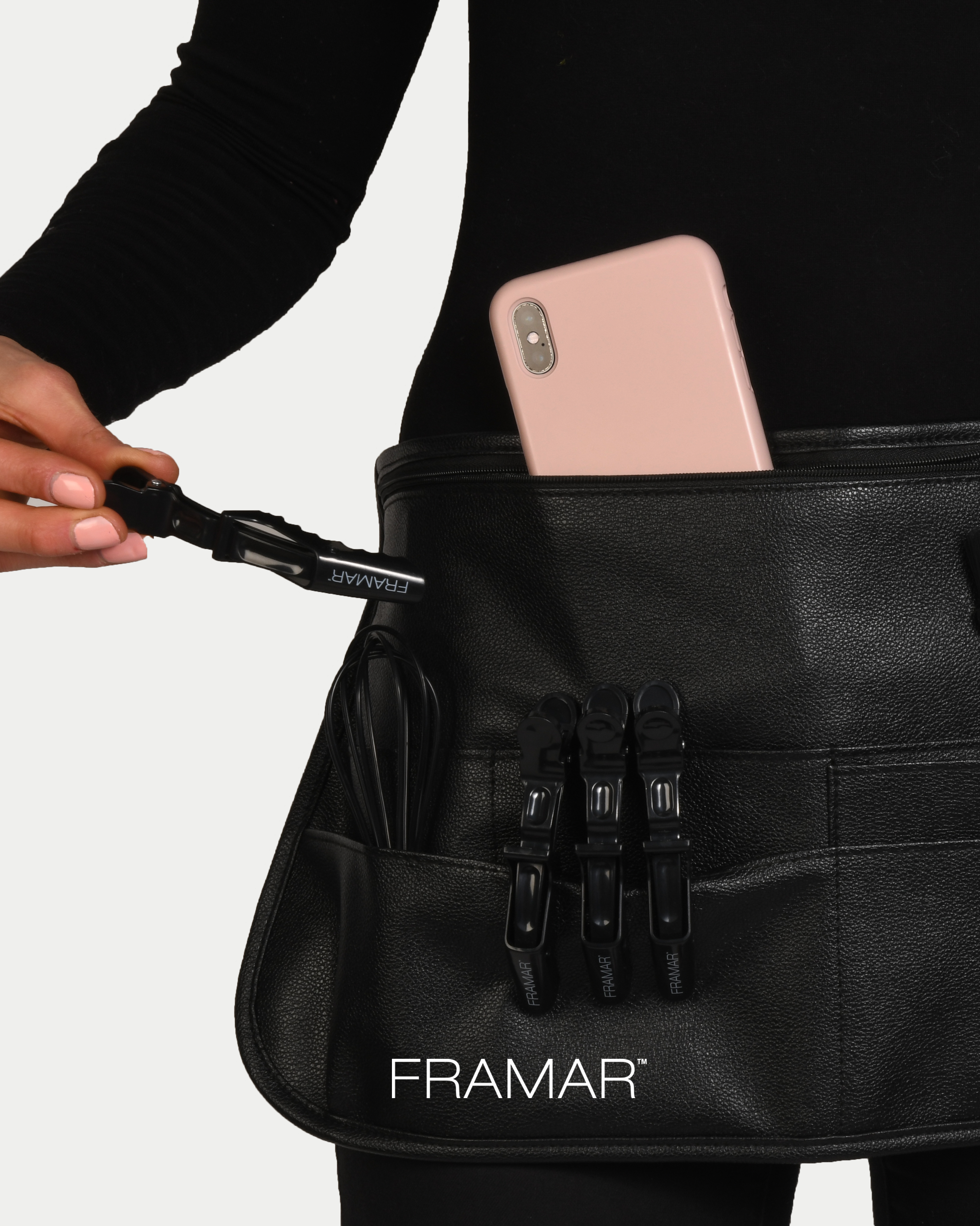 Framar Cinturón de Herramientas Hipster | Organizador Profesional Porta-Brochas - imagen 2