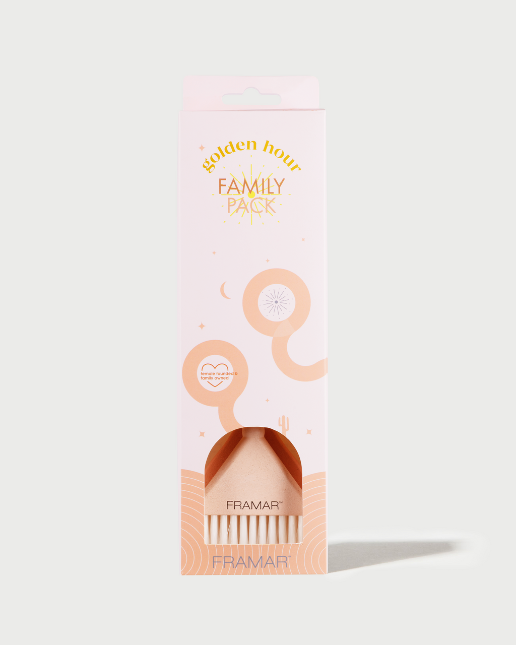 Framar Set Brochas Family Pack Golden Hour 3 Piezas | Versatilidad - imagen 2