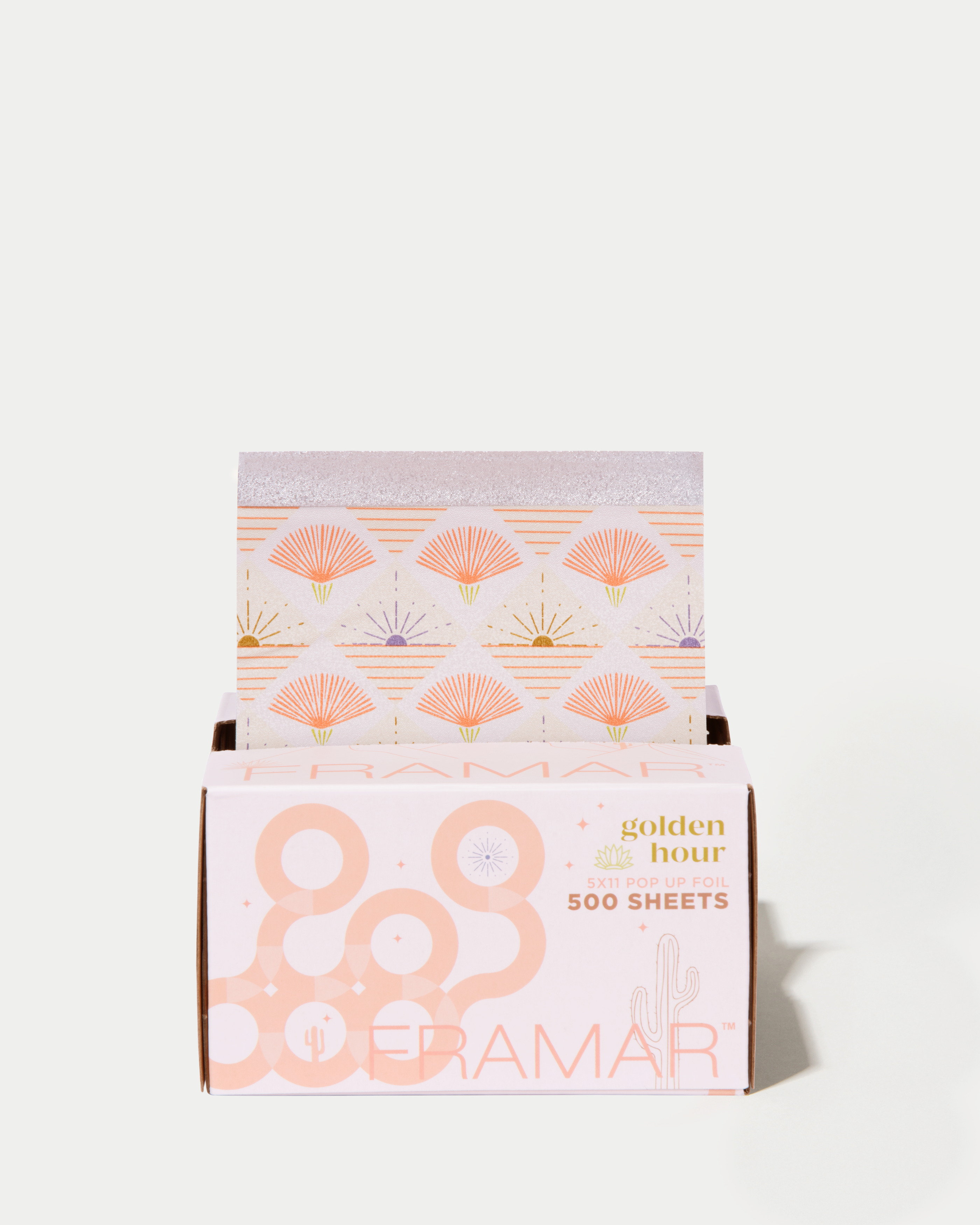 Framar Pop Ups Golden Hour 500 Hojas | Aluminio Pre-cortado