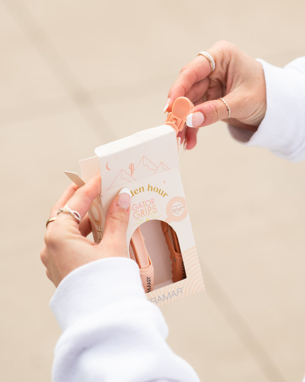 Framar Clips de Agarre Cocodrilo Golden Hour | Pinzas Seccionadoras de Lujo - imagen 2