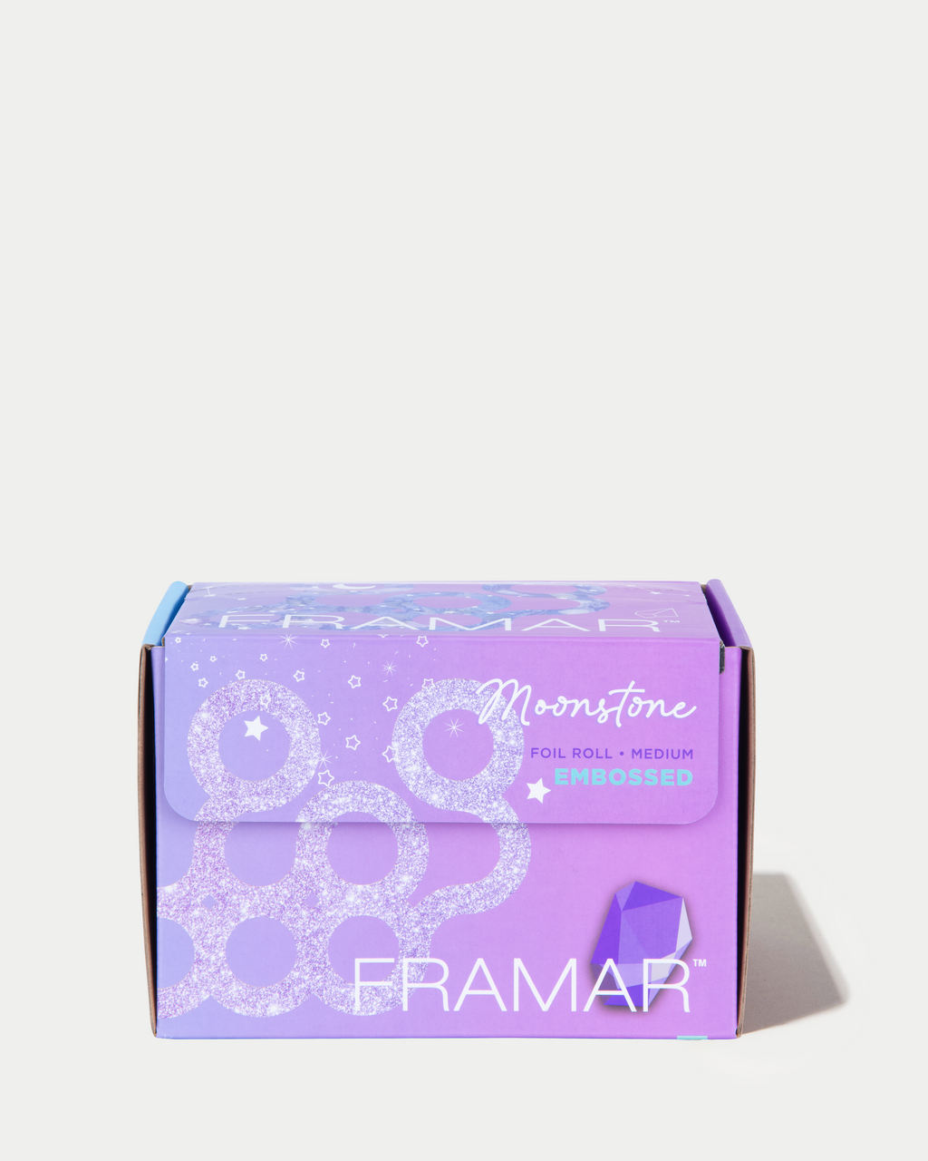 Framar Papel Aluminio Moonstone Embossed 100m | Rollo Mediano Texturizado - imagen 2