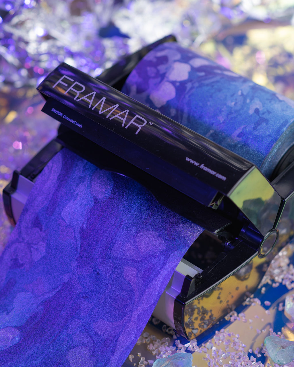 Framar Papel Aluminio Moonstone Embossed 100m | Rollo Mediano Texturizado - imagen 6