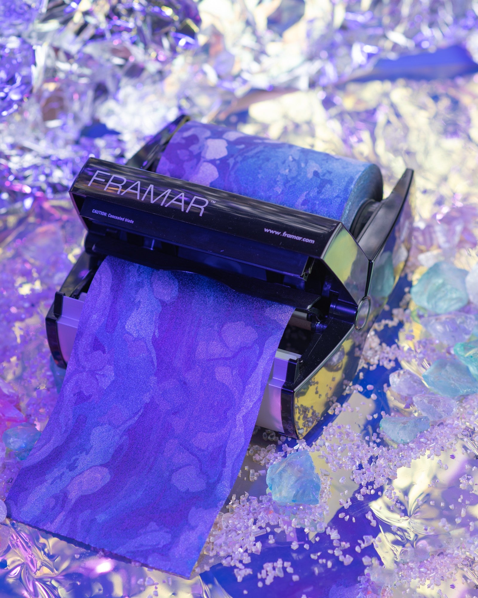 Framar Papel Aluminio Moonstone Embossed 100m | Rollo Mediano Texturizado - imagen 9