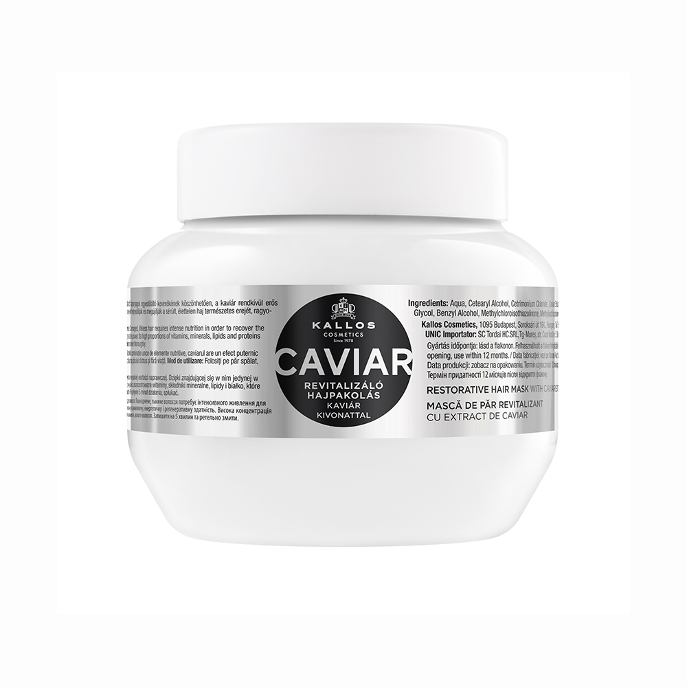 Máscara Kallos Caviar | Reestructuración Profunda 275-1000ml