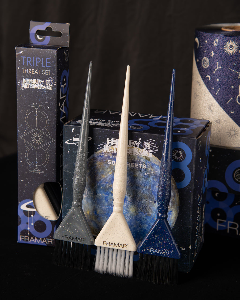 Framar Set Brochas Triple Threat Mercury Retrograde 3 Piezas | Versatilidad - imagen 4