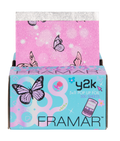 Framar Pop Ups Mariposas Y2K 500 Hojas | Aluminio Pre-cortado de Diseño Retro y Colorido