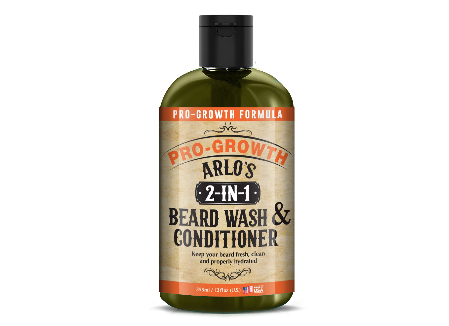 Arlo's 2-in-1 Shampoo de barba y acondicionador - Fórmula Pro Crecimiento