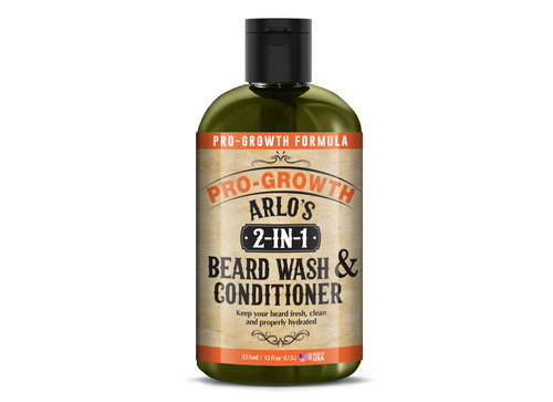 Arlo's 2-in-1 Shampoo de barba y acondicionador - Fórmula Pro Crecimiento
