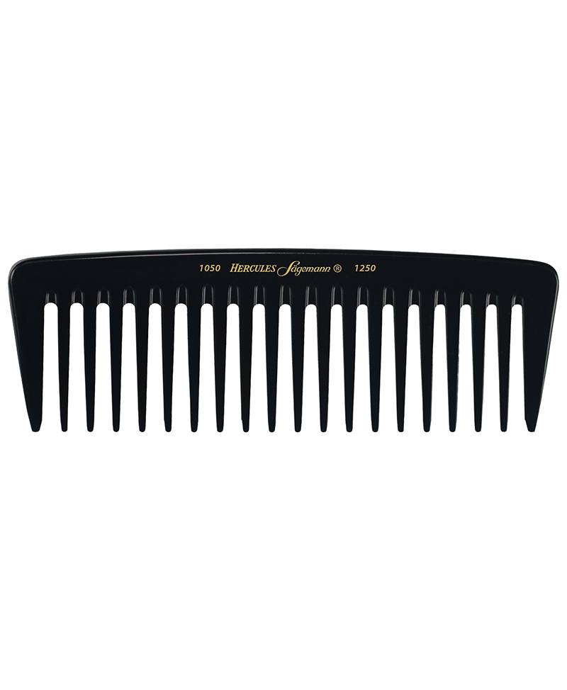 Peine para cabello rizado Hércules 1050 - 1250 · 7¼" | Dientes Anchos para Desenredado Suave y Definición