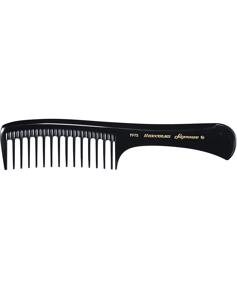 Peine con Mango Hércules 1975 (9") | Diente Ancho, Desenredado Cómodo y Antiestático