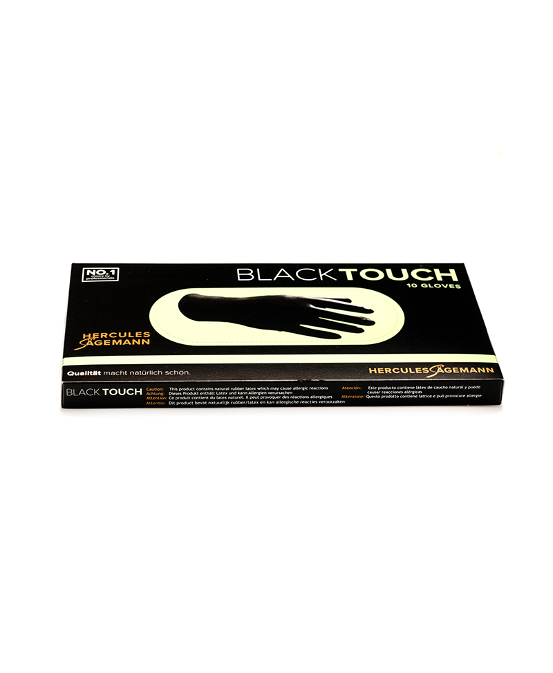 Guantes Látex Negros Black Touch Hércules - imagen 2