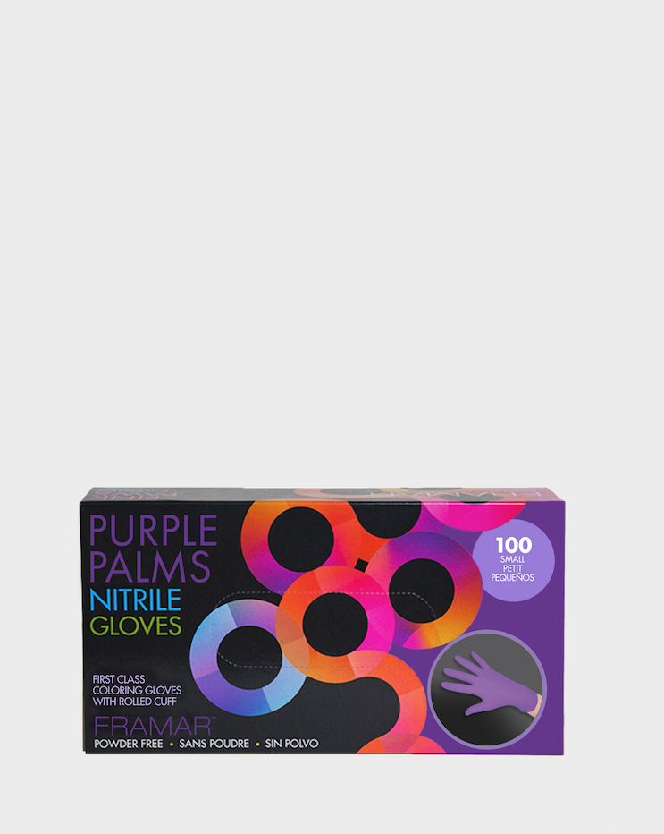 Guantes de Nitrilo Púrpura Framar 100pc - imagen 4