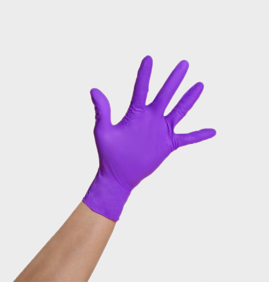 Guantes de Nitrilo Púrpura Framar 100pc