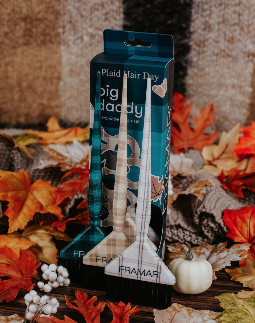 Big Daddy Brush Set Plaid Hair Day – 3 Pack - imagen 2