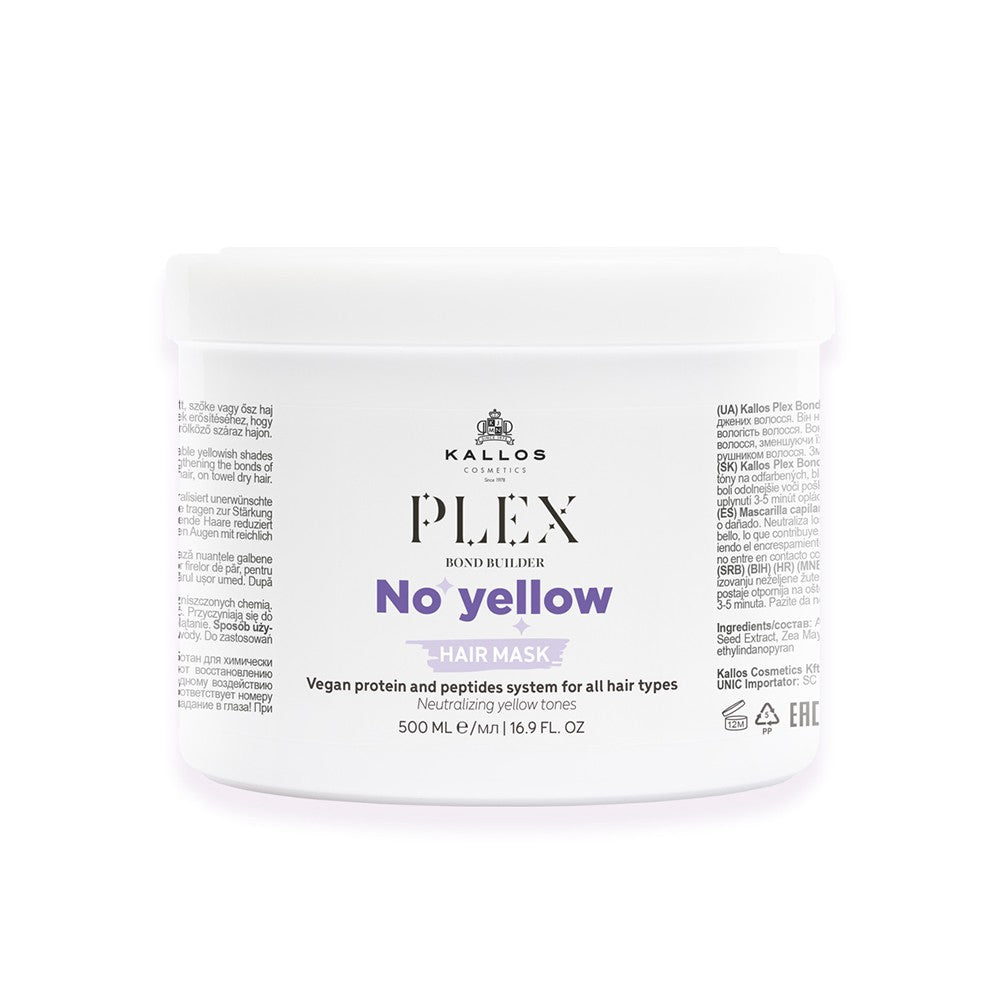 Kallos Máscara Plex Bond Builder No Yellow 275ml - 500ml y 1000ml - imagen 2
