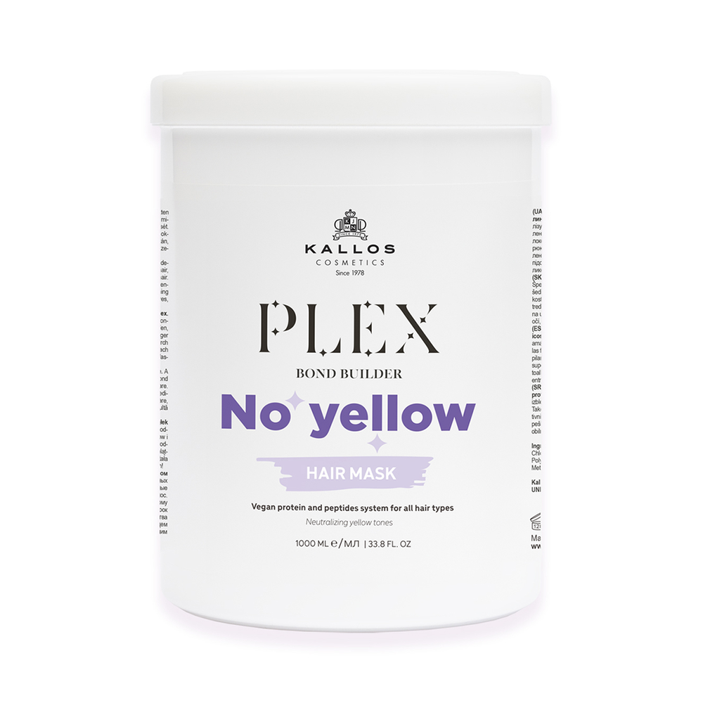 Kallos Máscara Plex Bond Builder No Yellow 275ml - 500ml y 1000ml