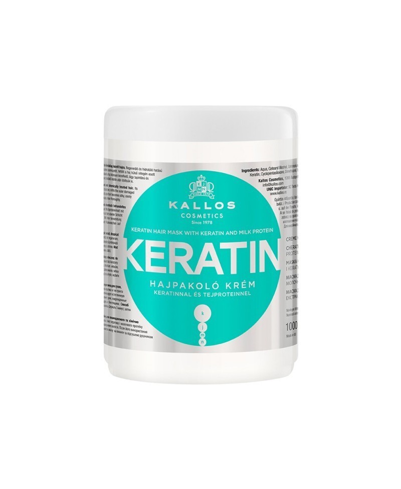 Kallos Keratin Power Shampoo, Mascarilla y Regenerador Capilar | Pack 3 - imagen 3