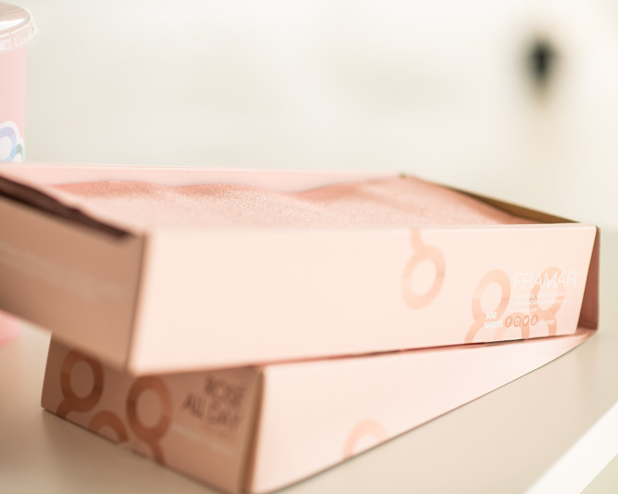 Hojas de Aluminio Framar Rosé All Day | Pre-cortadas 13x30cm (500 Hojas) - imagen 5