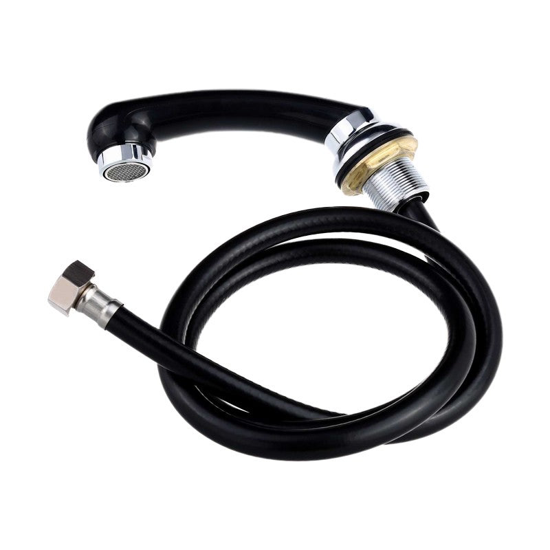 Ducha Negra Mate para Lavacabezas | Diseño Moderno y Uso Profesional