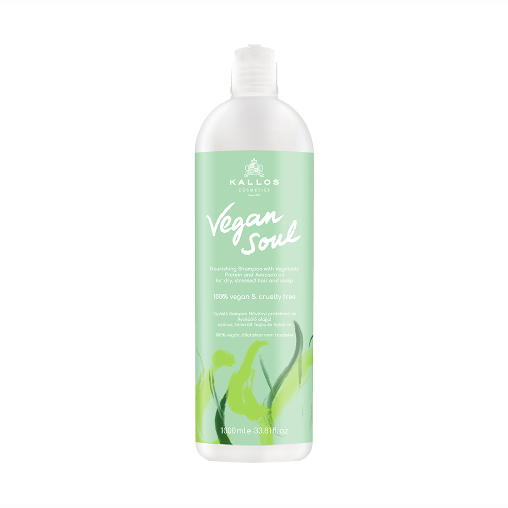 Shampoo Vegan Soul para Cabello y Cuero cabelludo seco 1000ml