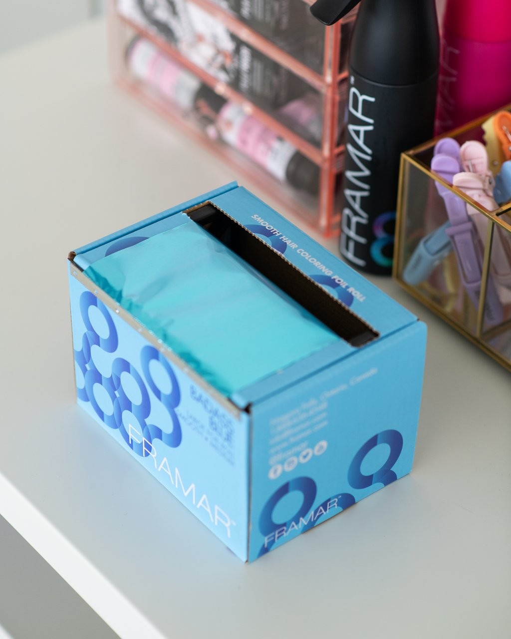 Framar Framar Papel Aluminio Badass Blue 500m | Rollo Profesional Azul - imagen 3