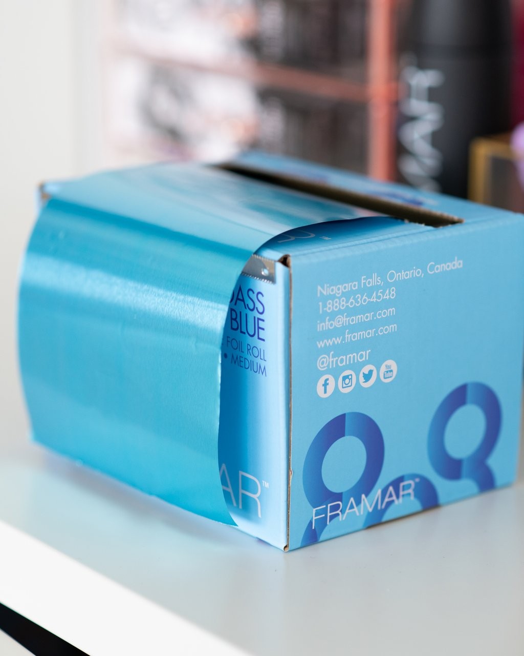 Framar Framar Papel Aluminio Badass Blue 500m | Rollo Profesional Azul - imagen 5