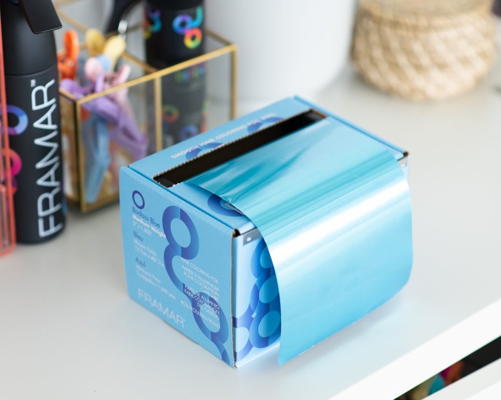 Framar Framar Papel Aluminio Badass Blue 500m | Rollo Profesional Azul - imagen 4