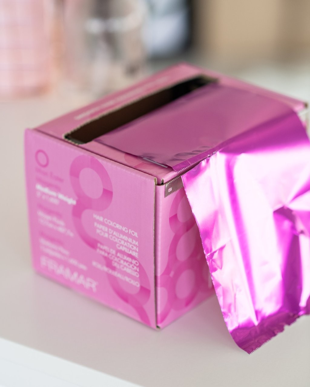 Framar Papel Aluminio Man Eater Magenta 500m | Rollo Profesional - imagen 4