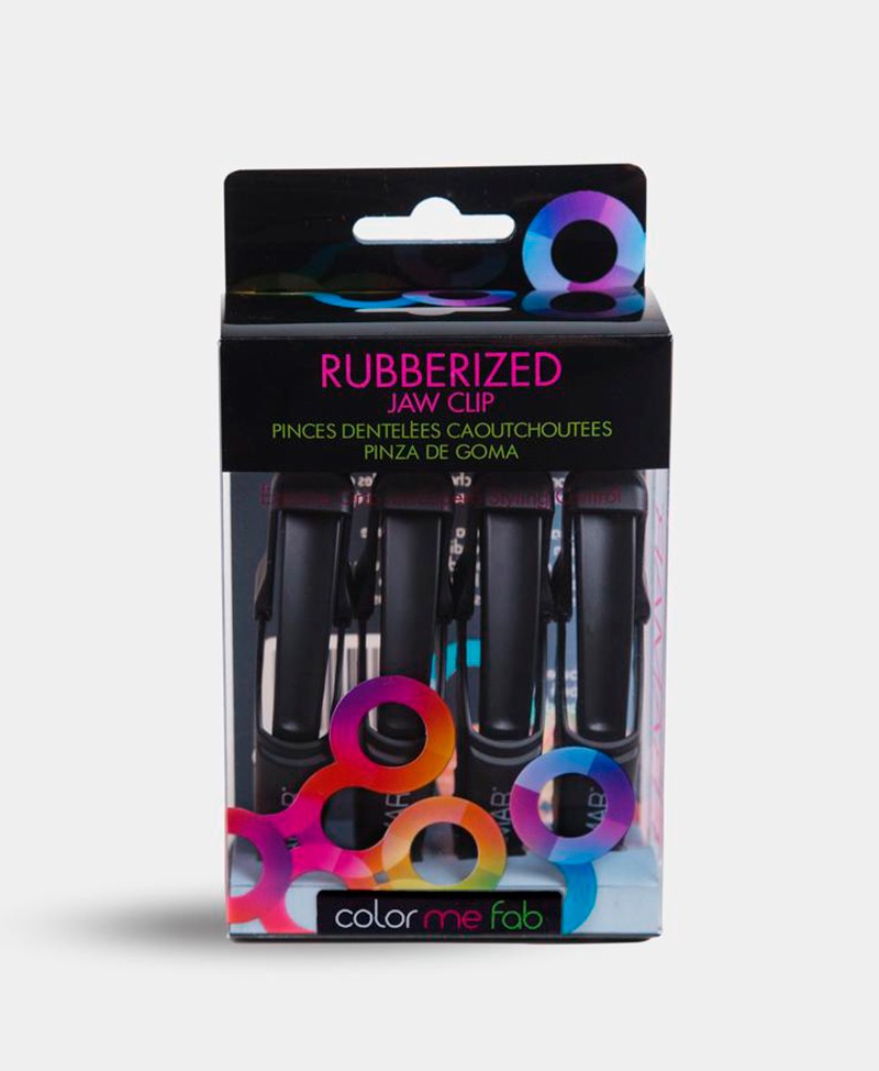 Clips Framar Pinzas de agarre cocodrilo Negro | Pack 4