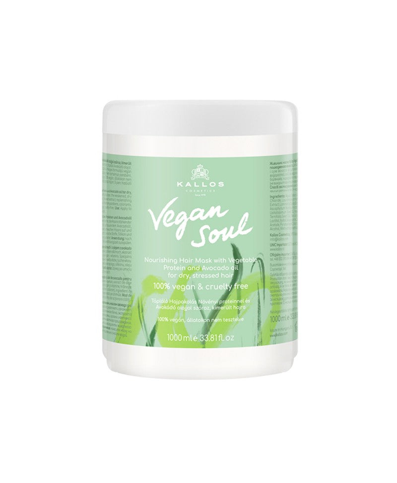 Máscara Vegan Soul para Cabello y Cuero cabelludo seco 1000ml - imagen 2