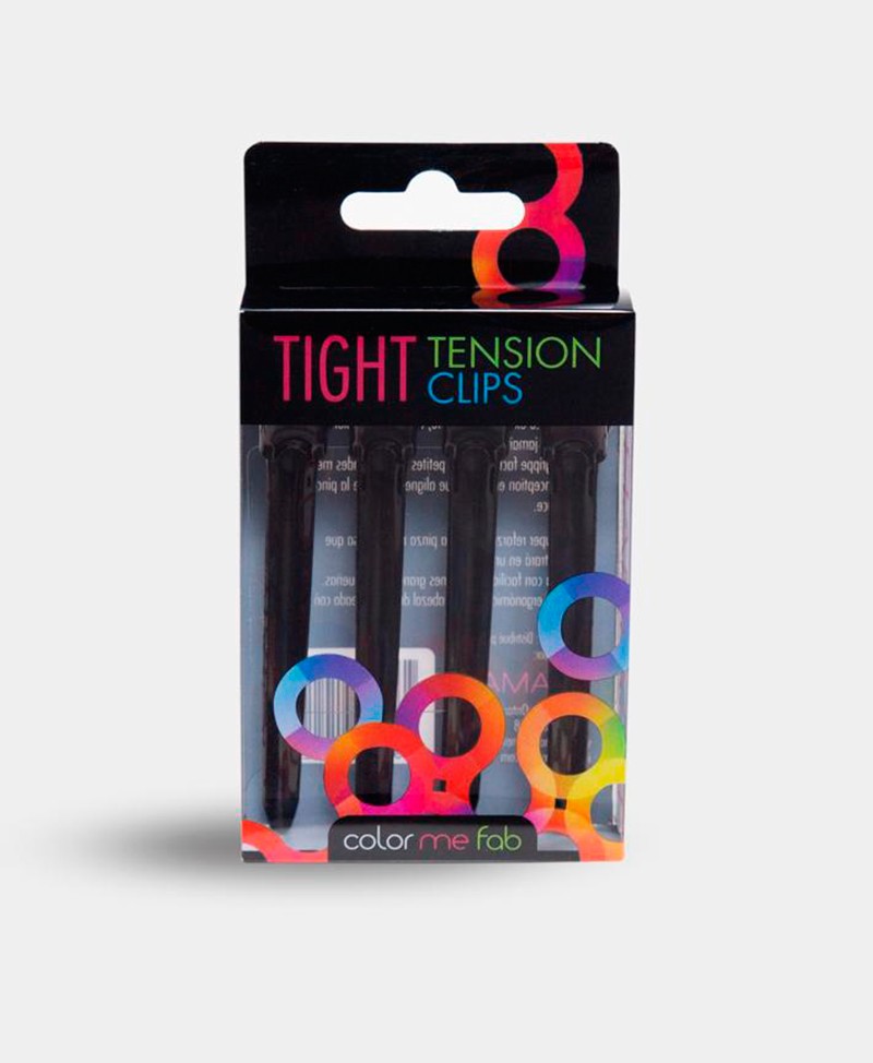 Clips Framar de tensión ajustados negro | Pack 4