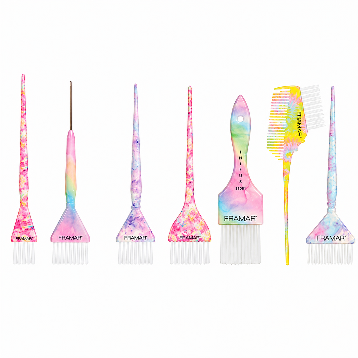 Framar Jet Set Tie Dye | Kit Profesional de Coloración 7 Piezas | Outlet