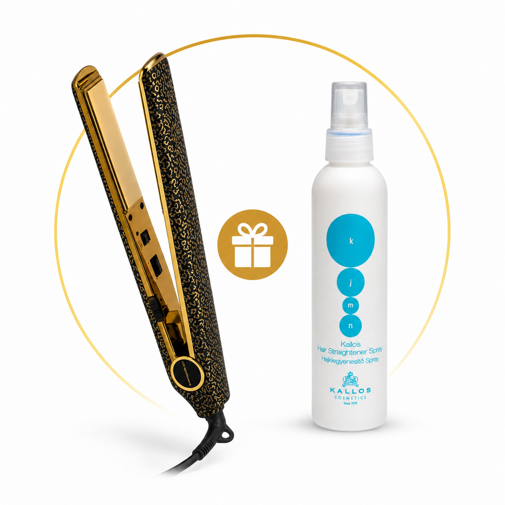 Plancha Corioliss C1 + Protector de Calor Kallos | Protección Capilar | Pack 2