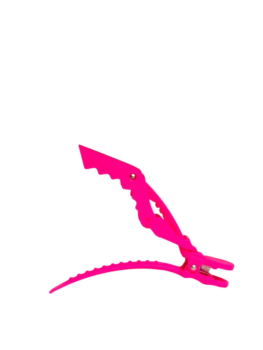 Clips Framar Pinzas de Agarre Cocodrilo Rosado | Pack 4