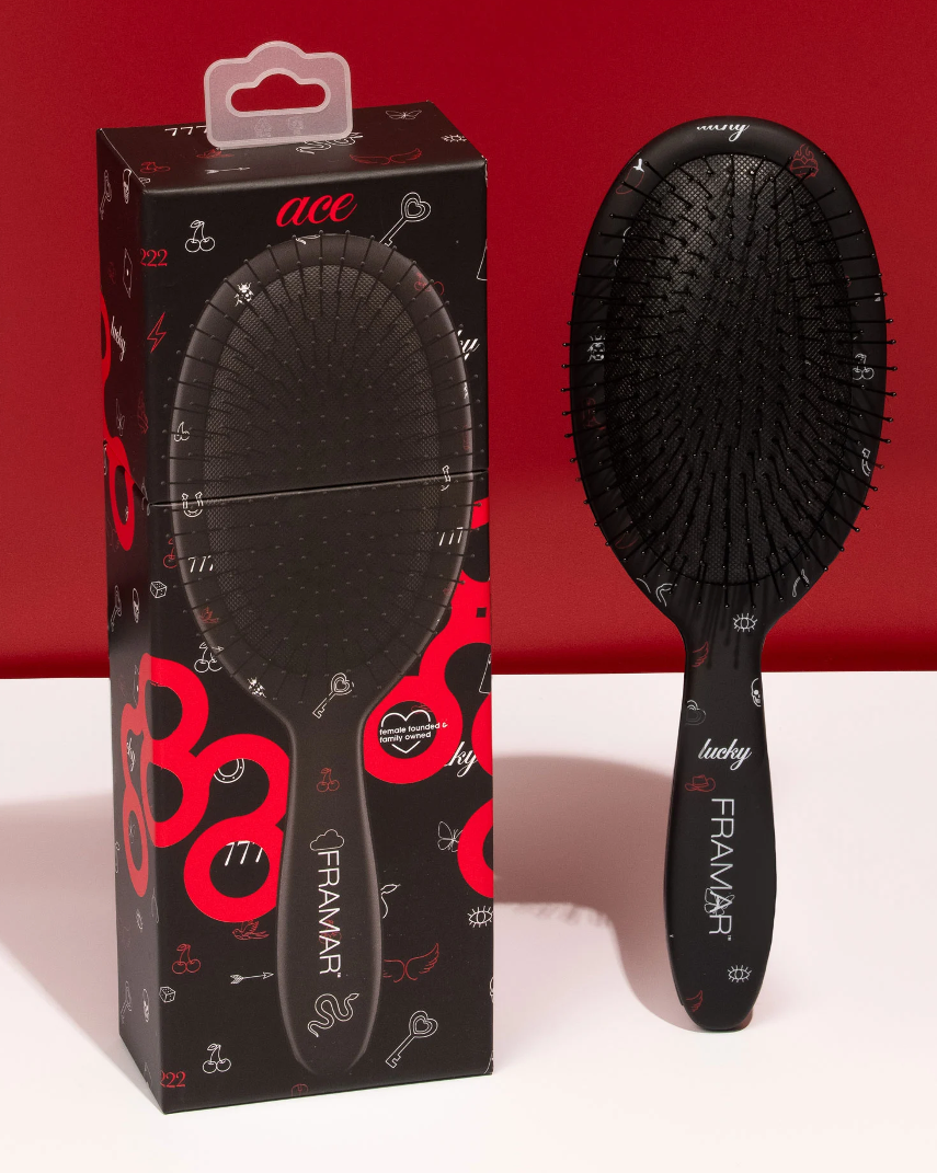 Framar Cepillo para Desenredar Get Lucky Black | Sin Tirones