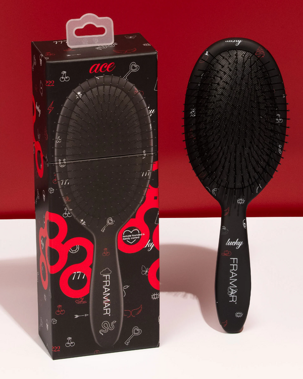 Framar Cepillo para Desenredar Get Lucky Black | Sin Tirones