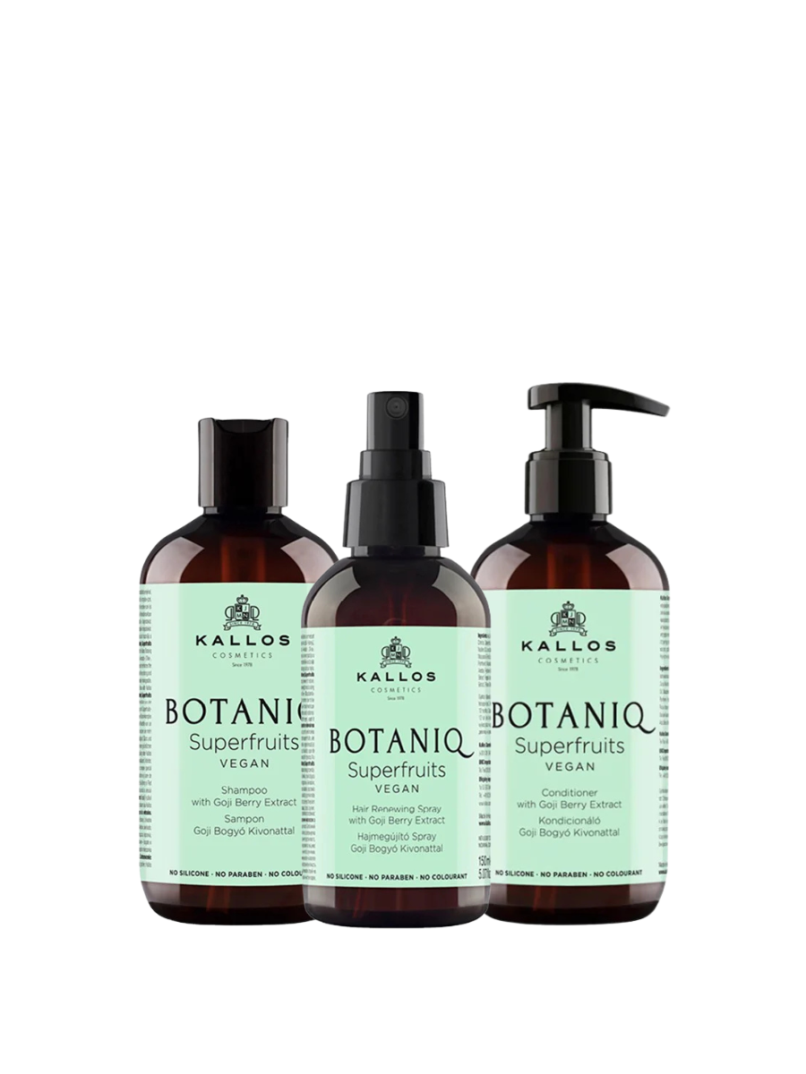 Kallos Botaniq Superfruit Kit | Shampoo + Acondicionador + Tónico