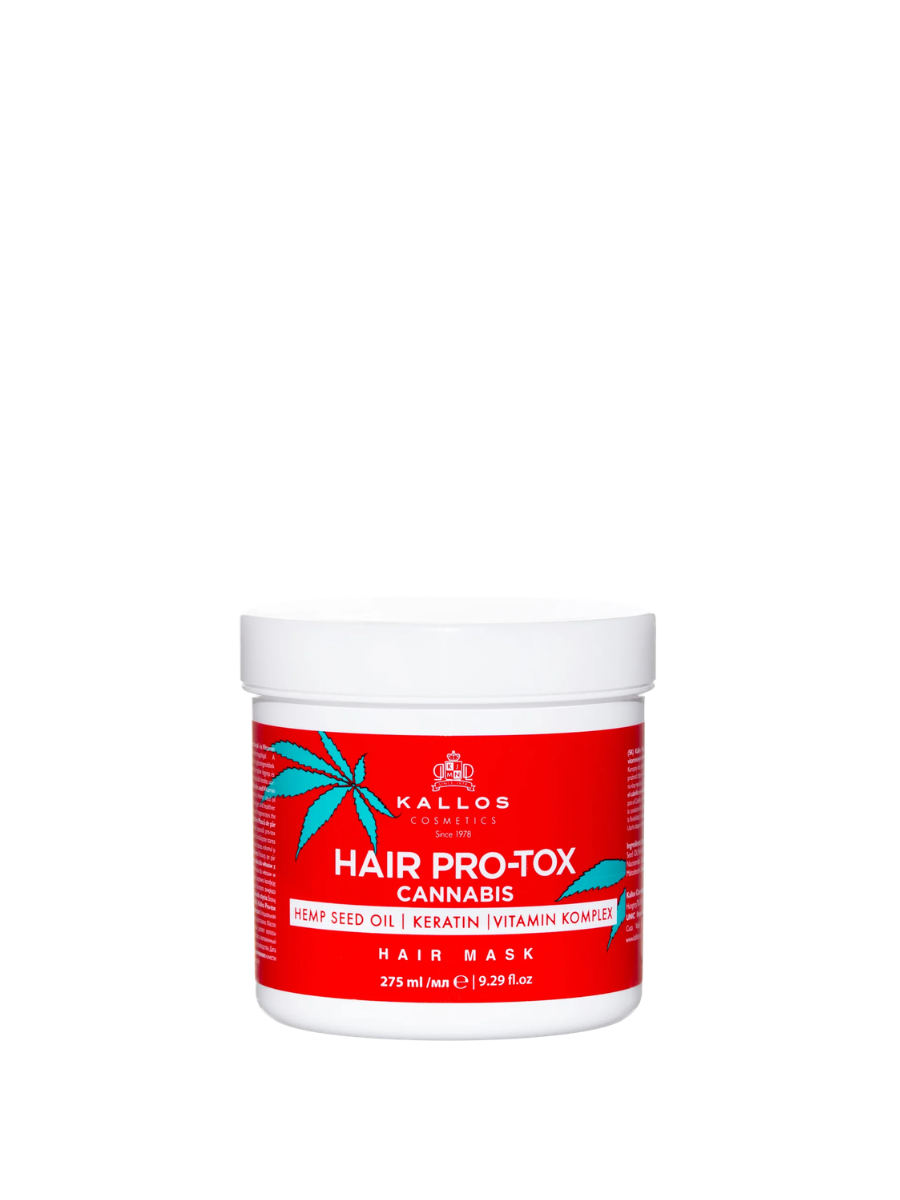 Kallos Hair Pro-Tox Máscara Capilar de Cannabis | Nutrición y Fortalecimiento 275ml - 500ml