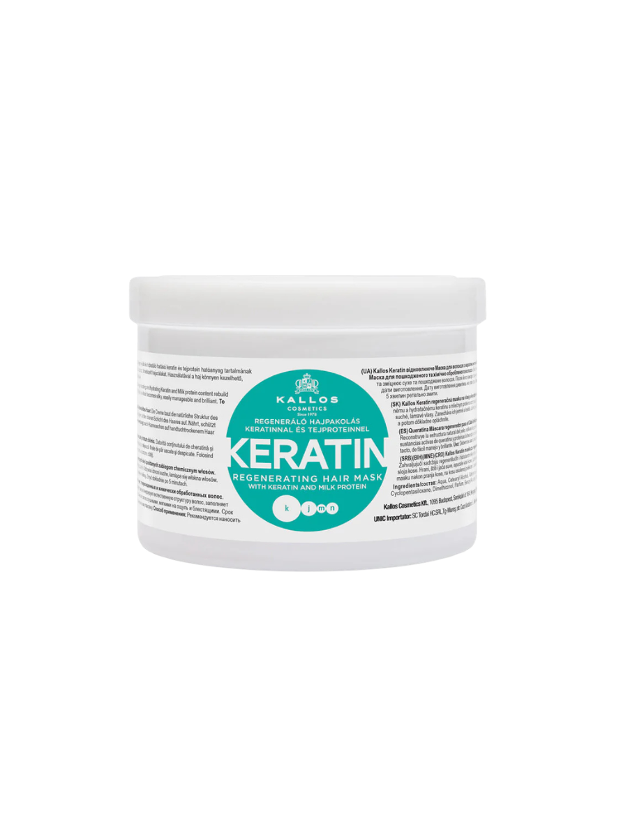 Máscara Kallos Keratin | Reconstrucción Profunda para Cabello Dañado 275ml-1000ml