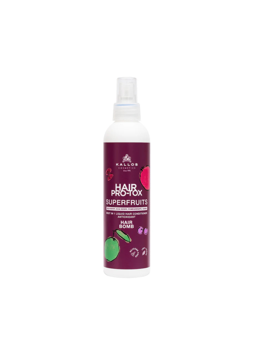 Kallos Hair Pro-Tox Superfruits Hair Bomb 200ml | Tratamiento Capilar Concentrado